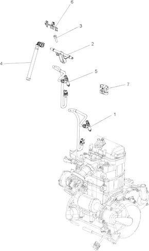 Polaris RZR Fuel Injector Assembly, Black, Genuine OEM Part 1204318, Qty 1 in Saudi Arabia