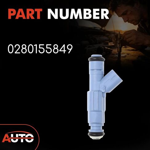 Fuel Injector Seal Kit O-Ring Compatible with Dodge Dakota Durango Ram 1500 Grand Cherokee Commander Mitsubishi Raider 4.7L V8 Replace 0280155849 Fuel Injectors Repair Kit 8 Pack in Saudi Arabia