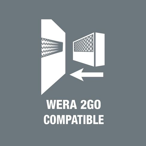 مجموعة مقابس Wera 05003345001 8740 A HF 1 Zyklop مع وظيفة الإمساك، محرك 1/4 بوصة، 5 قطع in Saudi Arabia