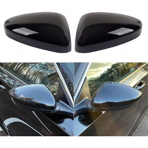 Compatible with Honda Accord Mirror Cover Replacement 2018-2022,10th Gen Accord Sedan Mirror Caps W/O Light for Left & Right Side,Replace 76251TVAA01,76201TVAA01,Glossy Black,1 Pair in Kuwait