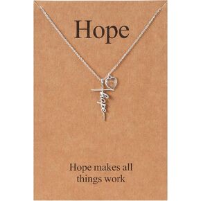 بذور الخردل Lcherry - قلادة الصليب الإيمان للنساء هدايا دينية ملهمة للنساء in Kuwait