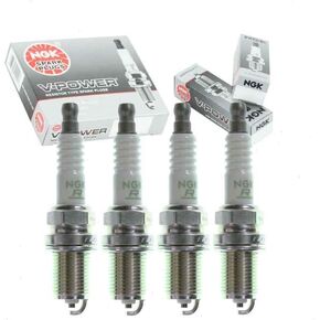 4 قطع شمعات إشعال NGK V-Power متوافقة مع Scion xB 2.4L L4 2012-2013 in Kuwait
