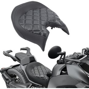 مقعد سائق واسع ومريح - متوافق مع إصدار Can-Am Ryker 600 900 Rally 2019-2025 والإصدار الرياضي 2022-2025 ممتص للصدمات من الإسفنج عالي الكثافة (#219401254) (أسود) in Kuwait
