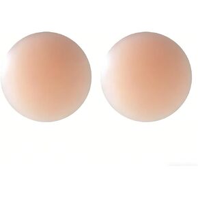 أغطية حلمات للنساء - أغطية حلمات سيليكون لاصقة قابلة لإعادة الاستخدام، غطاء حلمة بدون خياطة مع صندوق سفر أسود in Kuwait