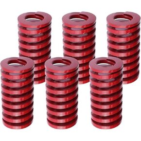 Antrader 6-Pack Red Medium Load Press Compression Mould Die Spring, 1.15-Inch-by-0.63-Inch-by-2.36-Inch in Kuwait