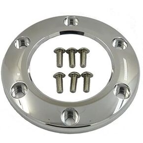 Horn Button Ring for 6-bolt Steering Wheels (Polished) in Kuwait