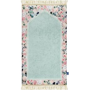 سجادة الصلاة الأصلية – سجادة صلاة إسلامية ناعمة ومريحة (فلوري) in Kuwait