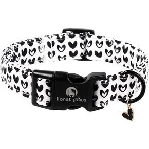 Lionet Paws St. Patrick Dog Collar- Clover Clover Green Green Cholars مع مشبك بلاستيكي ، أطواق الكلاب القابلة للتعديل مع قلادة البرسيم للكلاب الصغيرة in Kuwait