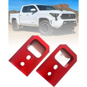 خطافات سحب لسيارة Tacoma 2024-2026/Land Cruiser 250 2024-2025/4Runner 2025-2026، خطافات سحب السيارة متوافقة مع ملحقات Toyota Tacoma/4Runner/Land Cruiser 250 (أحمر) in Kuwait