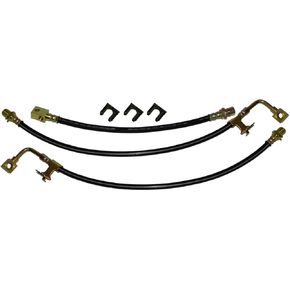 Inline Tube Compatible with 1973-80 Chevrolet GMC C10 C20 Truck, Blazer, Jimmy, Suburban 2wd 1/2-3/4 Ton front Disc Rear Drum 3 hose Kit. 6pc in Kuwait