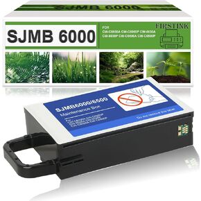 صندوق الصيانة SJMB 6000 6500 C33S021501 إعادة تصنيع صندوق نفايات الخرطوشة متوافق مع طابعات ColorWorks CW-C6000A CW-C6000P CW-6030A CW-6030P CW-C6500A CW-C6500P in Kuwait