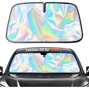 Custom-Fit for Subaru Windshield Sun Shade, Car Sunshade Cover UV Block Car Front Window with Foldable Sun Shade Cover Cool Protection Visor, Designed for Subar-u Accessories (for Subaru Impreza) in Kuwait