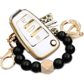 لأودي مفتاح فوب غطاء القضية ، قسط بولي TPU الحماية الكاملة مفتاح قذيفة fori A1 A3 Q3 Q7 R8 A6L TT الوجه مفتاح 3 أزرار حامل in Kuwait