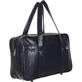 PU Laptop Bag for Men Women Large Capacity Single Shoulder Tote with Earphone Hole Versatile Briefcase for Commuting Easy to Clean Organize in Saudi Arabia