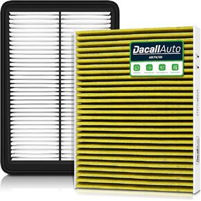 Activated Carbon Cabin & Engine Air Filter Set fit for Nissan Rogue 2.5L Gas (2014-2020), Rogue Hybrid 2.0L (2017–2019), Rogue Sport/Qashqai 2.0L (2017–2023), Replacement CF11854, CA11858 in Kuwait