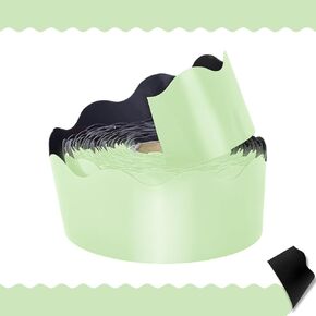 49.2 FT Black Magnetic Borders for Classroom Whiteboard - Scalloped Magnetic Bulletin Board Border, Chalkboard Border Strip for Holiday Theme Decoration, Back to School, Office, Classroom, Home Décor in Kuwait