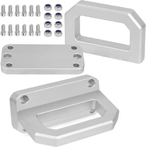 2PCS Aluminum Front Tow Hooks Compatible with 2003-2018 Ram 2500 3500 2WD & 4WD Truck Recovery Heavy Duty D-Ring Shackle Replace for 68171791AA 52020587AB in Kuwait