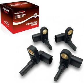 ABS Wheel Speed Sensor 4Pcs: Front Rear Left & Right Compatible with Toyota 2003-2022 4Runner V6 4.0L L4 2.7L V8 4.7L, 2005-2022 Tacoma L4 2.7L V6 3.5L V6 4.0L, Lexus 2010-2022 GX460 V8 4.6L in Kuwait