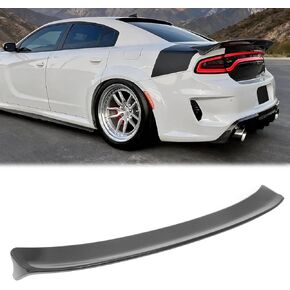 FREEMOTOR802 Compatible with 2015-2023 Dodge Charger Trunk Spoiler, Redeye Style Carbon Fiber Print ABS Plastic Exterior High Kick Duckbill Rear Trunk Spoiler Wing Tail Lid 1PC in Kuwait
