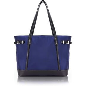 McKlein, N Series, ARIA, Nano Tech-Light Nylon with Leather Trim, Nylon Ladies' Tote, Navy (17567) in Kuwait