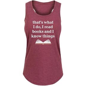Instant Message - Read Books Know Things - Women's Racerback Tank in Kuwait