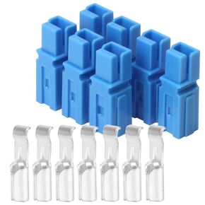 30 Amp Power Quick Connector Assortment Kit, Pole Connectors PP15 to 45 Contact 12-20 AWG Heavy Duty 30A, 600V, Including 7 Blue housing, 7 Silver Contacts, Waterproof Battery Connector Modular Set in Kuwait