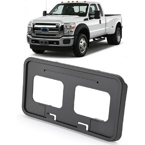 دعامة لوحة الترخيص الأمامية XCLPF متوافقة مع Ford F250 F350 F450 Super Duty 2011-2016 إطار لوحة الترخيص الأمامي استبدال حامل لوحة الترخيص OE BC3Z-17A385-AA. FO1068131 in Kuwait