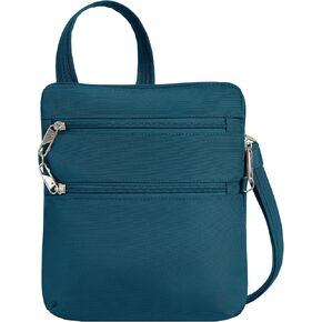 Travelon Anti-theft Classic Slim Double Zip Crossbody in Kuwait