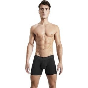 Rounderbum Men’s Lift Tech Boxer Brief – Hidden Band Butt Lifting Underwear, Long Inseam, No Padding, 2 Colors in Kuwait