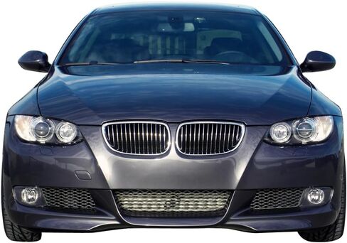 IKON MOTORSPORTS, Front Bumper Lip Compatible with 2007-2010 BMW E92 E93 3-Series Coupe Convertible, M-Tech Style Unpainted PP Front Bumper Lip Holder Protector Spoiler Splitter, 2008 2009 in Saudi Arabia