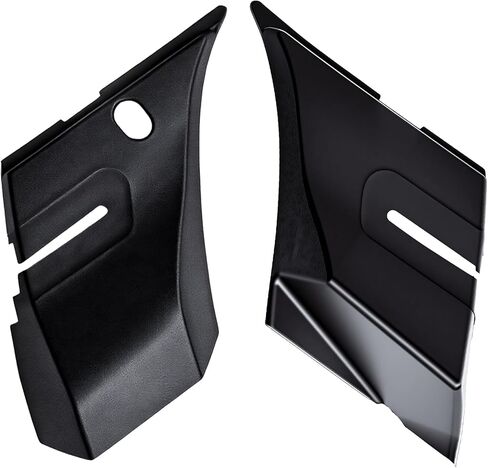 MaySpare Windshield Wiper Cowl End Panel Compatible with 2007-2013 GMC Sierra 1500 2500 3500 HD, LH & RH Side Air Inlet Grille Cover, Replaces 15946003 15946004, Black, 1 Pair in Saudi Arabia