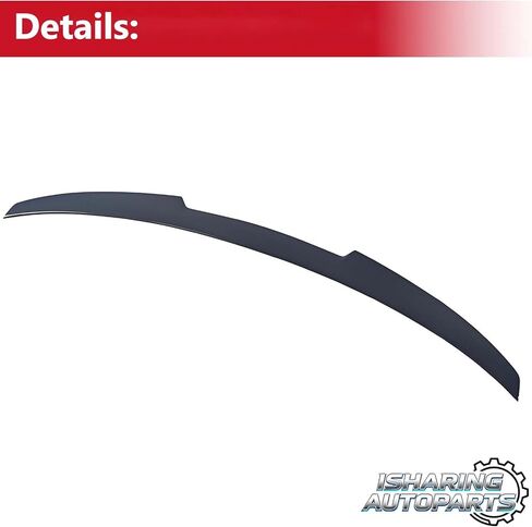 Rear Spoiler Wing Compatible with 2019 2020 2021 2022 2023 2024 2025 2026 BMW G20 G80 3 Series 330i M3 M340i Exterior Accessories M4 Style, ABS Plastic Gloss Black in Kuwait