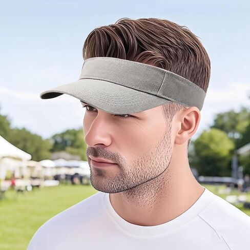 Sports Sun Visor Hats Cotton Twill Ball Adjustable Sun Caps Golf Visors Cap for Women and Men in Saudi Arabia