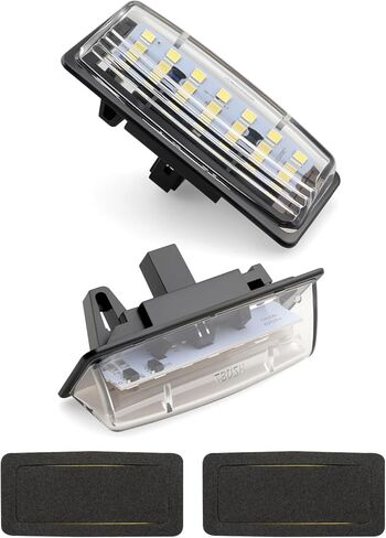 LED License Plate Light Assembly Fit for Nissan Altima Rogue Sentra Pathfinder Maxima Murano Versa Note, Bright White Replace 26510-9Y00A 26510-8991B, 2PCS in Saudi Arabia