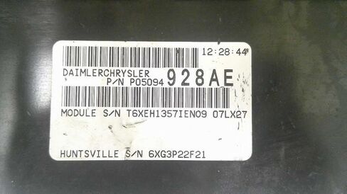 Engine ECM Control Module 2.7L Fits 07 Charger Compatible with Magnum 300 05094928AE P05094928AE in Saudi Arabia