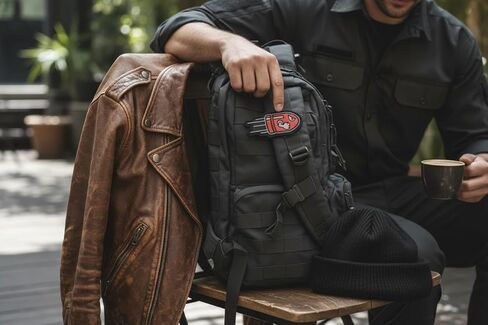 Angry Flying Bullet Tactical Patches [ -3D-PVC Rubber-3.0 X 1.5 ] for Backpacks, Range Bags, Clothes, Hats, and More… (Red) in Kuwait