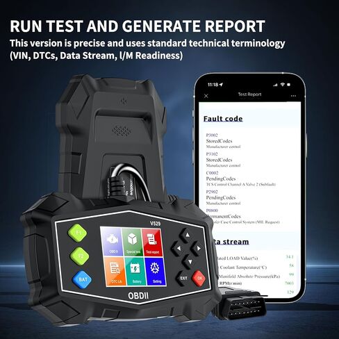 OBD2 Scanner Diagnostic Tool, Professional Mechanic Diagnostic Vehicle Code Reader for Check Engine Light, OBD 2 Scanner for Car Since 1996 in Saudi Arabia