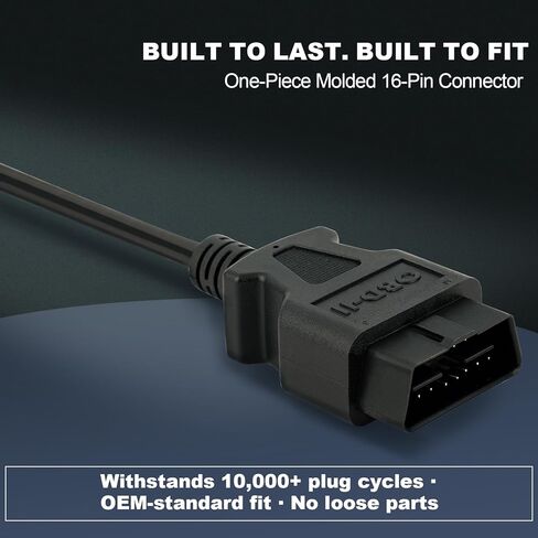 كابل تمديد obd2، icardiag 16pin ذكر إلى أنثى كابل موسع التشخيص لأداة المسح obd2 المتوافقة مع جميع مركبات obd2 in Saudi Arabia