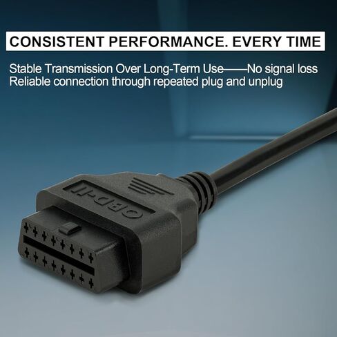 كابل تمديد obd2، icardiag 16pin ذكر إلى أنثى كابل موسع التشخيص لأداة المسح obd2 المتوافقة مع جميع مركبات obd2 in Saudi Arabia