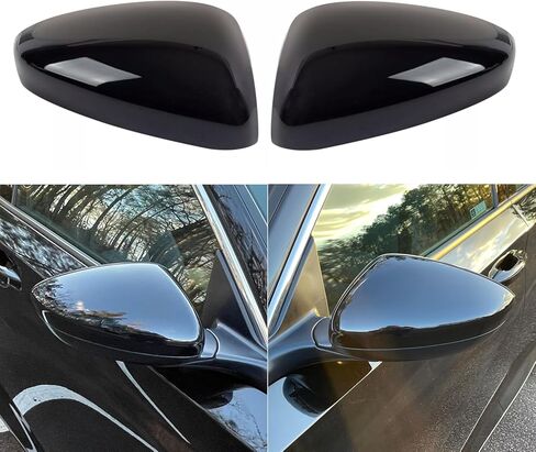 Compatible with Honda Accord Mirror Cover Replacement 2018-2022,10th Gen Accord Sedan Mirror Caps W/O Light for Left & Right Side,Replace 76251TVAA01,76201TVAA01,Glossy Black,1 Pair in Kuwait