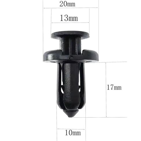 200 قطعة 10 مللي متر الوفير كليب لهوندا و أكورا 91503-SZ5-003 دفع من نوع حاجز متوهج السحابة برشام سيارة كليب in Kuwait