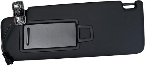 لوحة حاجب الشمس الأمامية السوداء مع مرآة مكياج لسيارة VW Golf 7 MK7 Sunshield 5GG857551 5GG857552 in Kuwait