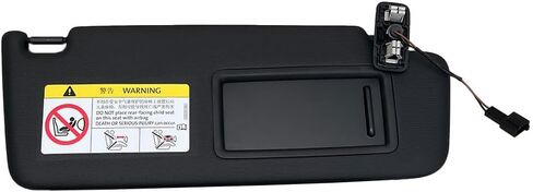 لوحة حاجب الشمس الأمامية السوداء مع مرآة مكياج لسيارة VW Golf 7 MK7 Sunshield 5GG857551 5GG857552 in Kuwait