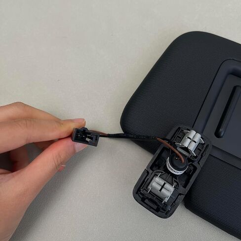 لوحة حاجب الشمس الأمامية السوداء مع مرآة مكياج لسيارة VW Golf 7 MK7 Sunshield 5GG857551 5GG857552 in Kuwait