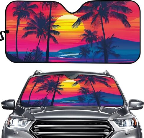 doginthehole 1-Piece Windshield Sun Shade Hunting Camo Foldable Car Front Window Sunshade for Cars SUV Truck Heat Blocker Visor Protector Blocks Max UV Rays and Keeps Your Vehicle Cool in Saudi Arabia