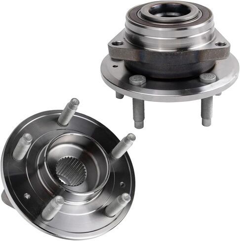 Detroit Axle - 2pc Front Wheel Bearing Hubs w/ 5-Lug for Chevy Malibu 20-22, Equinox 18-24, Trailblazer 21-22, GMC Terrain 18-24, Cadillac CT4 2020, Buick Encore GX 20-22, Regal Sportback 2020 in Saudi Arabia