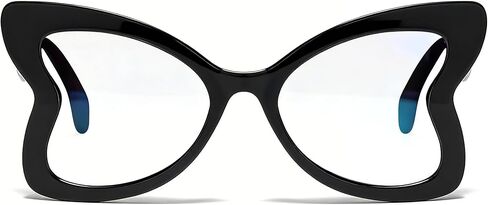 Chicid Oversized Blue Light Glasses for Women, Fashion Butterfly Frame Y2K Anti Glare Reduce Eyestrain Computer Glasses in Kuwait
