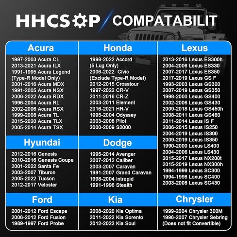 HHCSOP 5x4.5 Wheel Spacers 1 inch, 5x114.3 Forged Wheel Adapters 1" with M12x1.5 Studs, 73mm Hub Bore for Toyota Camry RAV4 Highlander Hyundai Santa Fe Honda Accord Ford Escape Dodge Grand Caravan in Saudi Arabia