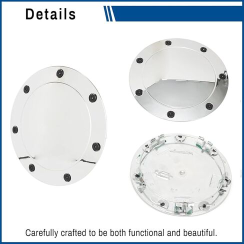 Wheel Center Cap for Ford F150 Harley Davidson 2000-2003 Rim Hubcap Covers 8 Lug PN: 2L3Z-1130 2L34-1A096, 4 PC, Chrome in Saudi Arabia
