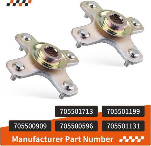 2PCS Front Rear Left or Right Wheel Hubs for Can-Am Outlander Renegade 330 400 500 650 800 MAX R 2004-2015 705501713 in Saudi Arabia